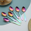 Kyraton Rainbow Teaspoons 12 Pieces 14 cm Stainless Steel Colourful