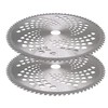 FJCSWJ 2 Pack 10" x80T Carbide Tip Brush Cutter Blades