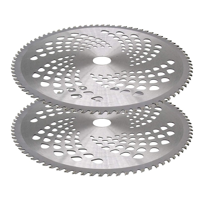 FJCSWJ 2 Pack 10" x80T Carbide Tip Brush Cutter Blades