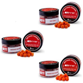 Tandem Baits Methood Feeder MF Diffusion Micro Boilies 12 x 8 mm Fish Mix Carp Bait Carp Fishing Without Effort Bait for Large Fish Fishing Carp Accessories for Professionals and Hobby Anglers