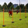 ASENVER Soccer Basketball Training Poles Detachable Agility Poles Training Equipment,
