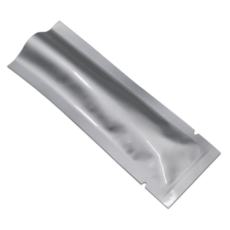 WACCOMT Pack Silver Pure Mylar Bags Open Top Smell Proof