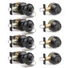 Brotima 4 Pack Keyed Alike Front Door Knob and Deadbolt