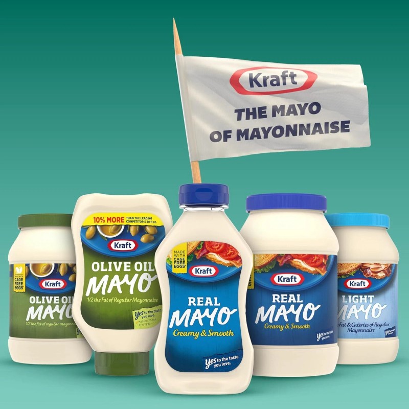 Kraft Real Mayo Creamy & Smooth Mayonnaise, 12 fl oz