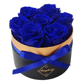Changshunqi Preserved Flowers, Preserved Real Roses in Box Forever Flowers for Delivery, Eternal Rose Flower Last 2-3 Years, Anniversary Roses Forever Birthday Gifts for Women Mothers, Wife, Her, Mom