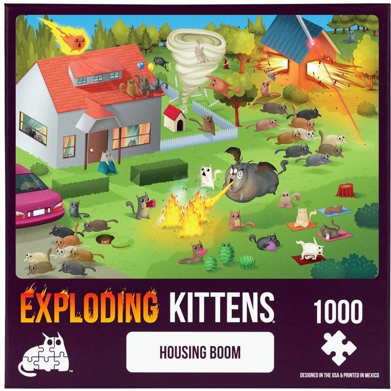 Housing Bloom Jigsaw Puzzle by Exploding Kittens - 1000 Pieces