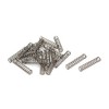 sourcingmap 0.5mmx4mmx20mm 304 Stainless Steel Compression Springs Silver Tone 20pcs