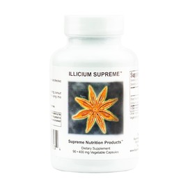 Supreme Nutrition Illicium, 90 Pure Star Anise Vegetarian Capsules