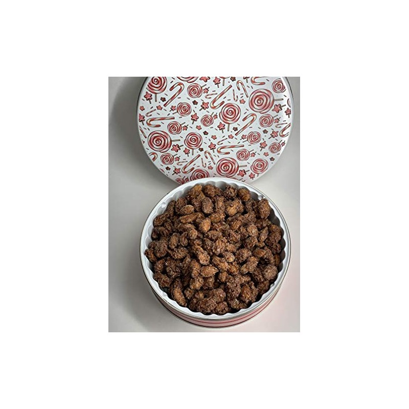 Cinnamon Roasted Nuts Gift Tin (Almonds, 1.5 Pound)