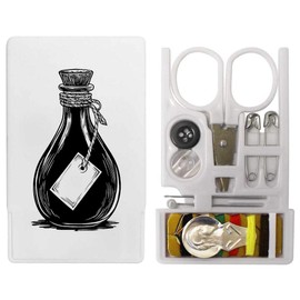 'Vintage Potion Bottle with Tag ' Mini Travel Sewing Kit (SE00037907)