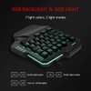 RedThunder Combo de teclado y mouse RGB para juegos con