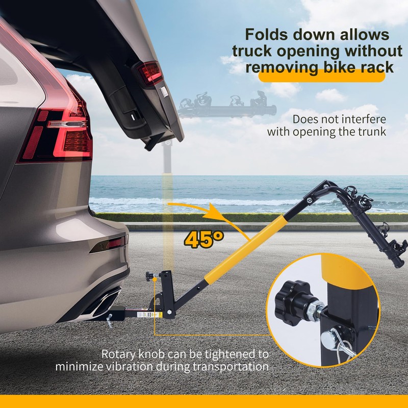 MaxxHaul 50025 Hitch Mount 2 Bike Rack For Cars, Trucks,