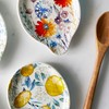 DEMDACO Juicy Yellow Lemons 6 x 4.5 Stoneware Spoon Rest