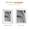 An&He 5x7 Picture Frame, Silver Photo Frame for Tabletop and