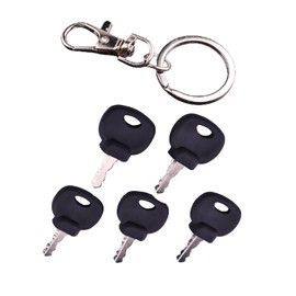 Svyoroo 5PCS Ignition Keys w/Keychain 757.22230 75722230 Compatible with Moffett Truck Mounted Forklift