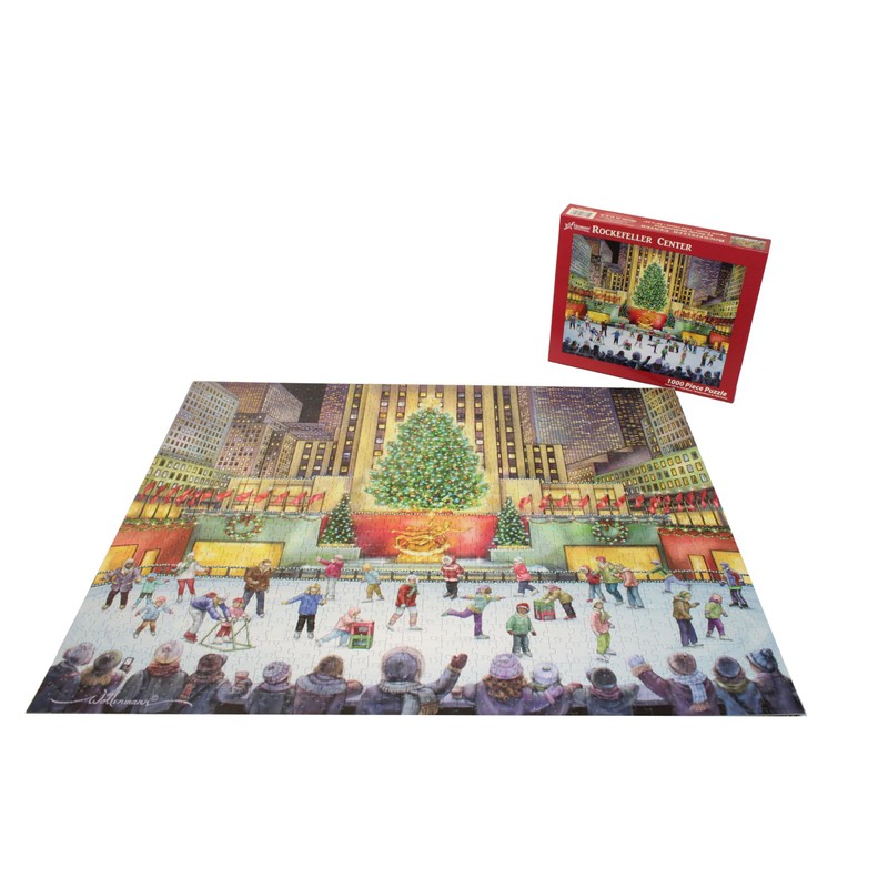 Vermont Christmas Company Rockefeller Center Jigsaw Puzzle 1000 Piece 24"x30"