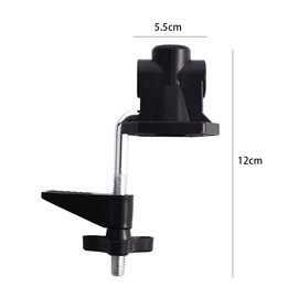 Leadigol 2 Pcs Desk Lamp Clamp, Hardware Bracket Clamp DIY Lighting Accessories Fixed Clip Table Lamp Bracket Light Holder for Home Office
