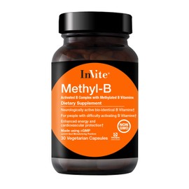 Invite Health Methyl-B - Activated B Complex with Methylated B Vitamins - for People with Difficulty Activating B Vitamins - 30 Vegetarian Capsules (2-Pack)