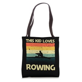 Funny Rowing Design For Kids Boys Crew Rowing Boat Lovers Tote Bag