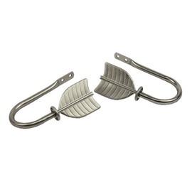 Rod Desyne Feather Dos sujetadores ornamentales para cortinas