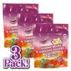Huer - Gummy Bears 3 Pack,12 Fruit Flavours: Lemon, Green