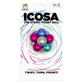 Brainwright Icosa Ice - The Atomic Fidget Ball. Twist, Turn, Fidget!