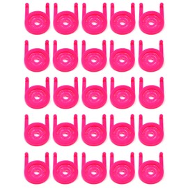 JSP Manufacturing Plastic Multi-Purpose Peg Board Tool Holders Pegboard Wall Hooks - Multi-Color/Multi-Quantity Packs | Wall Tool Organizer Garage Pegboard NO PEGBOARD Included (50, Florescent Pink)