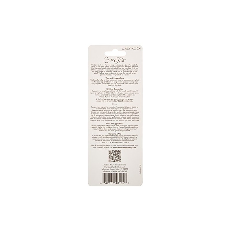 Denco Sow Good Square Tip Tweezers