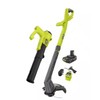 RYOBI ONE+ 18V Cordless String Trimmer/Edger and Blower/Sweeper Combo Kit