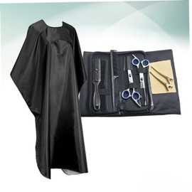 Angoily Hairdressing Scissor Set 4pcs Hair Cutting Scissors Ergonomic Handle for Home Salon