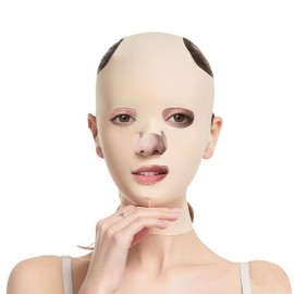 Double Chin Mask, Double Chin Remover, Jawline Mask, V Line Lifting Mask, Chin Mask, Sleeping, Anti Ageing & Face Compression Chin, Pack of 1