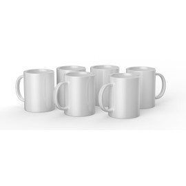 Cricut Cricut Ceramic Mug Blank, White - 15 oz/425 ml (6 ct)