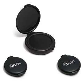 Veltec Fingerprint Ink Pad, Thumbprint Ink Pad for Notary, Identification and Security ID, Law Enforcement Fingerprint Kit (2 Pack)