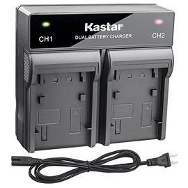 Kastar Fast Dual Charger for Nikon EN-EL20 EN-EL20A and Nikon Coolpix A, Nikon 1 AW1, Nikon 1 J1, Nikon 1 J2, Nikon 1 J3, Nikon 1 S1, Nikon 1 V3, Nikon DL24-500, Blackmagic Pocket Cinema Camera