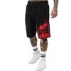 Tapout Men's Shorts, black / red, XL