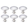 LYITZW 6 Pieces Vintage Cupboard Knobs Chic Drawer Knobs Kitchen