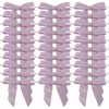 Micomon 50pcs 2-1/2" Lavender Satin Ribbon Bows with Twist Ties