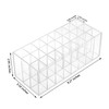Lip Gloss Holder Lipstick Organizer, HBlife 24 Spaces Clear Acrylic