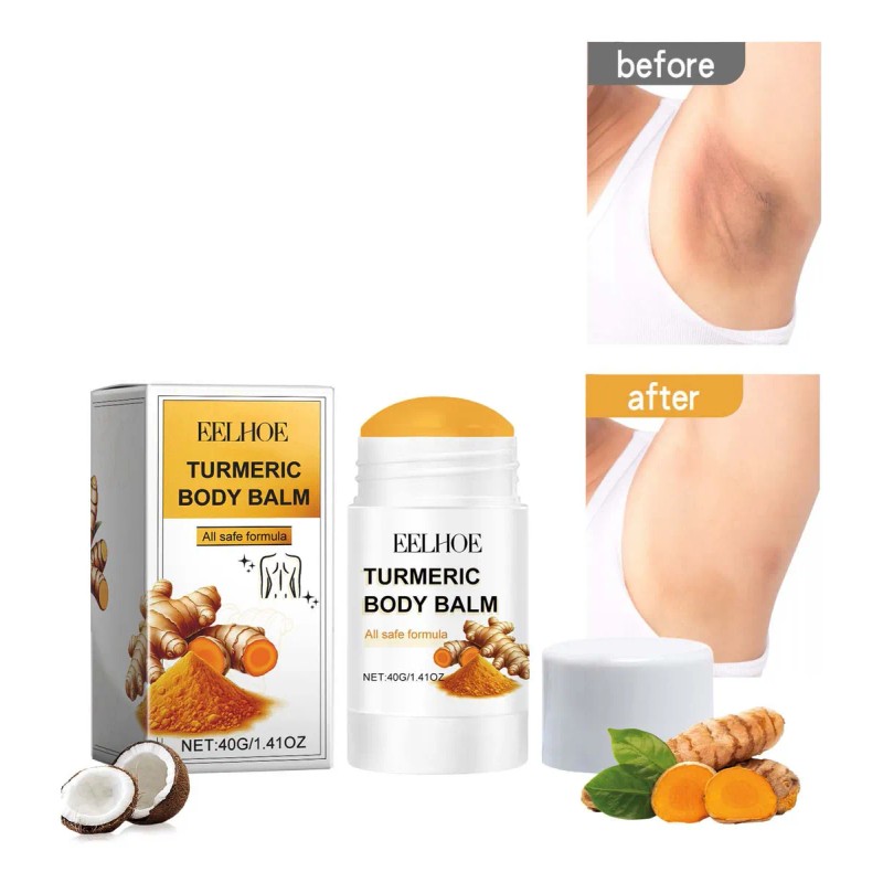 Barra De Belleza Nutritiva Con Cúrcuma, Crema Hidratante Par