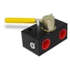 Hydraulic Rotary Selector Diverter Valve, 3 Way, 20 GPM, 5000