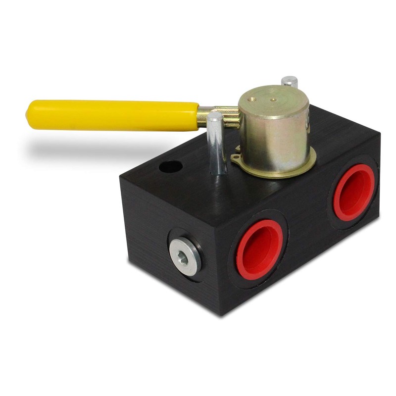 Hydraulic Rotary Selector Diverter Valve, 3 Way, 20 GPM, 5000