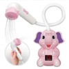 Baby Bath Shower Head with Thermometer Animal Shaped IPX7 Waterproof