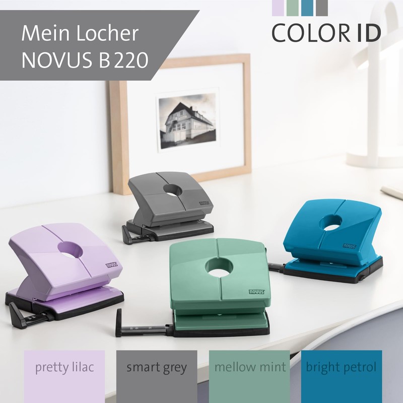 NOVUS B220 Colour ID 2.0 Hole Punch (20 Sheets Hole