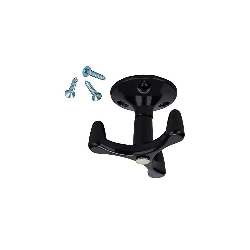 Fix&Easy Coat Hooks Black Clothes Hooks Ceiling Hook Swivel Hook