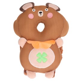 Cartoon Animal Shaped Infant Head Protection Pad Artificial Fiber Baby Head Protector Backpack Cushion Bear