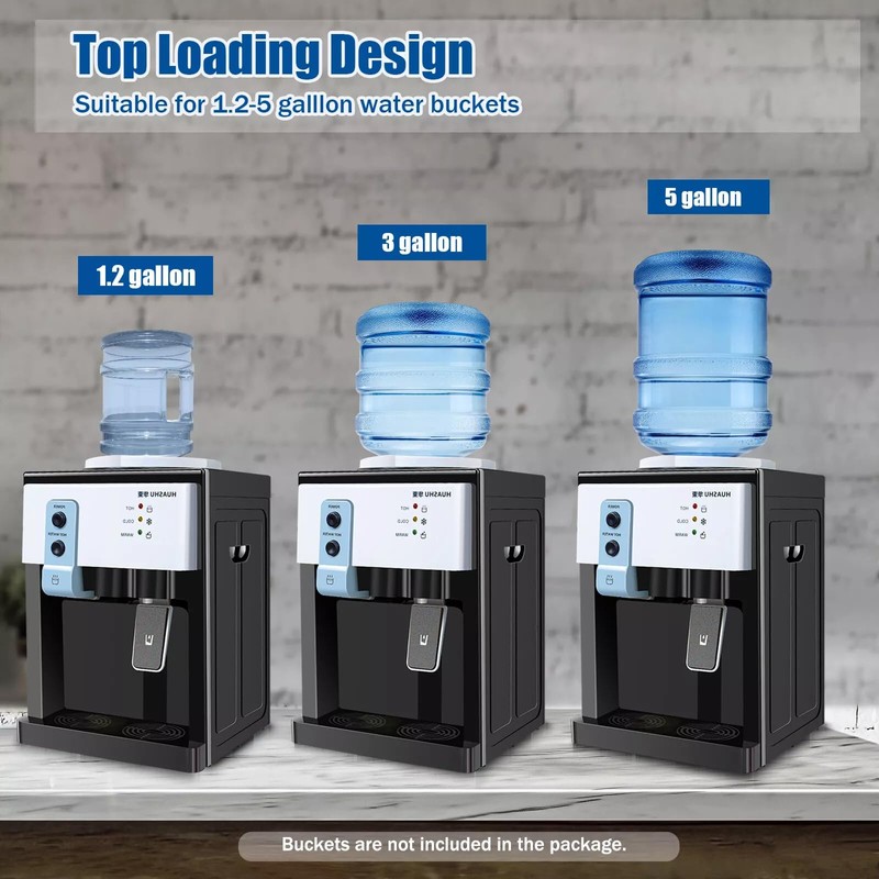 5 Gallon Hot and Cold Water Dispenser, Countertop Water Dispenser,