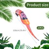 VYNYJOAN 2Pcs Inflatable Parrots 39” Tall PVC Parrot Balloons Home