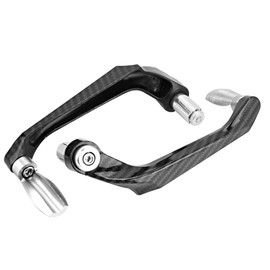 Ldafava Motorcycle Lever Guards,7/8inch Aluminum Alloy Motorcycle Handlebar Brake Protector,Silver Brake Clutch Lever Protector,Aluminum Handlebar Hand Guard for Universal