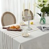 Chassic 60 x 60 inches Farmhouse Style Linen tablecloths, Wrinkle
