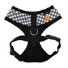 Puppia Spring and Summer Fashion Over-The-Head Dog Harness, Black_Baba, Medium